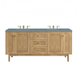 Laurent 72" Double Light Natural Oak (Vanity Only Pricing)
